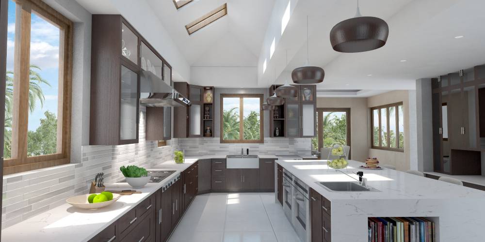 Whether youre looking to renovate your family home or build your first investment property most are overwhelmed by the process Kitchen design rendering by Rivi Gardner Architects