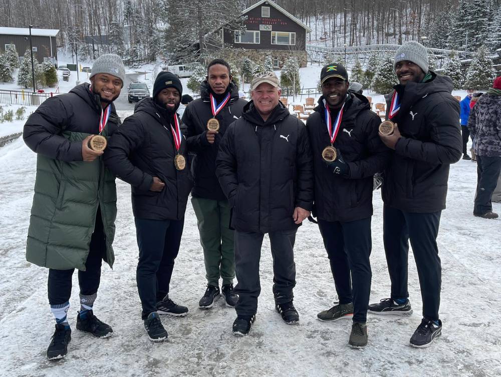 Jamaican Bobsled Team Wins North American Cup Medal 2