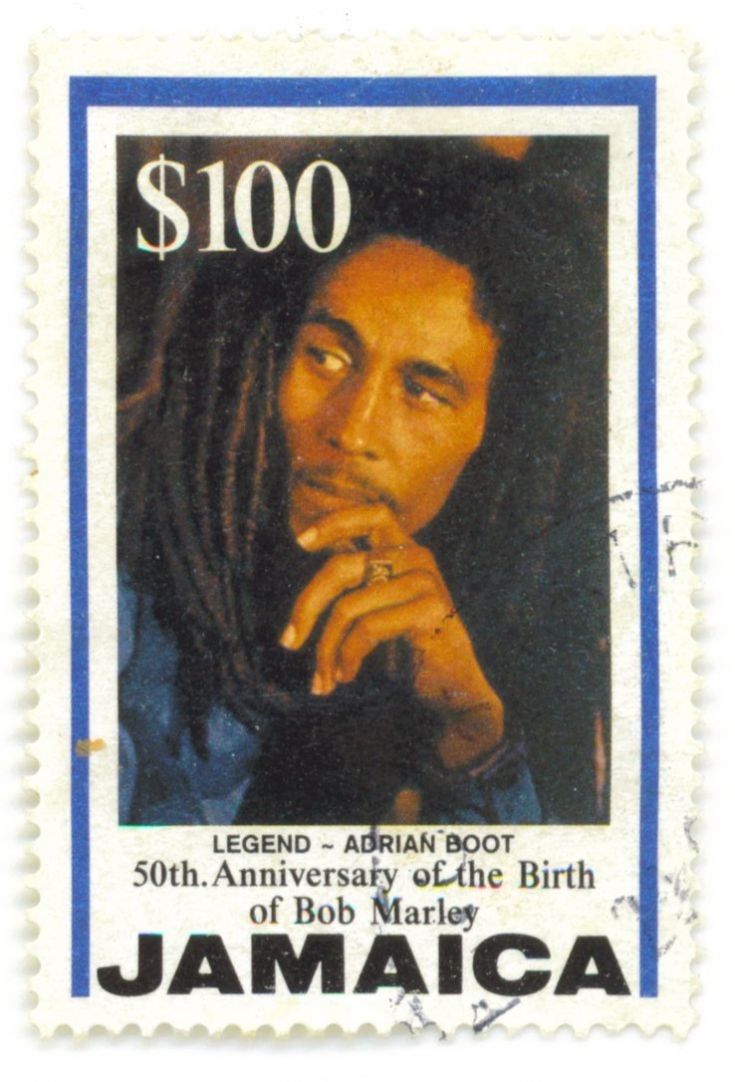 Bob Marley postage stamp