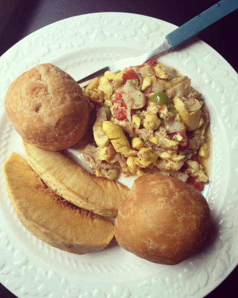 Ackee and Saltfish by ___tiffybee