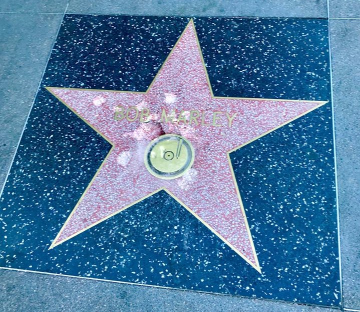 Bob Marley Star Hollywood Walk of Fame Vandalized