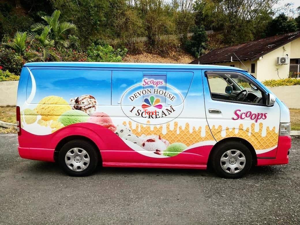 Devon House Ice Cream the I Scream Van