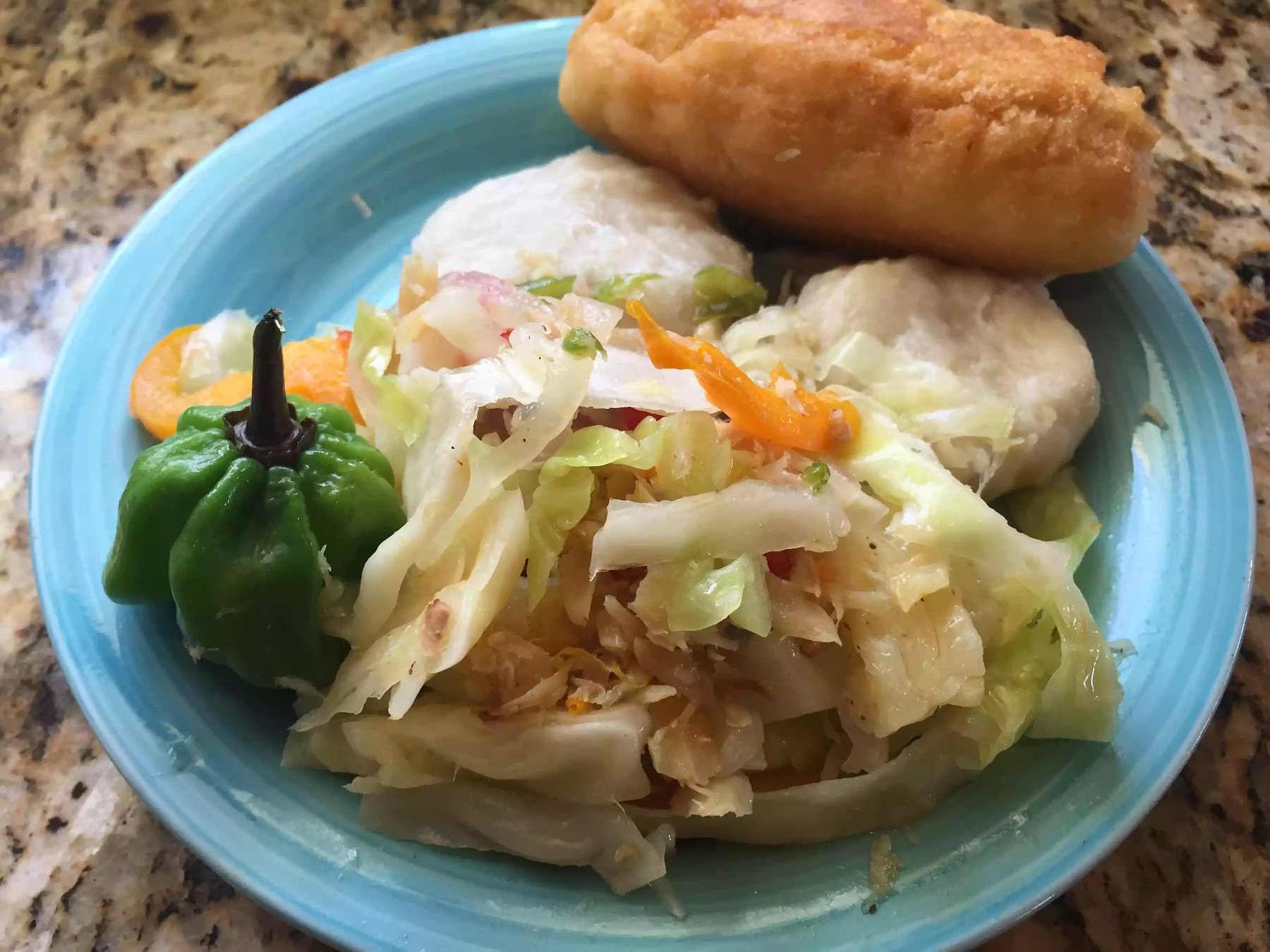 Jamaican Cabbage and Saltfish Recipe