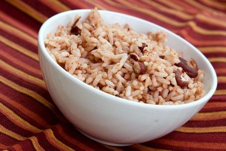 Jamaican rice and red peas recipe
