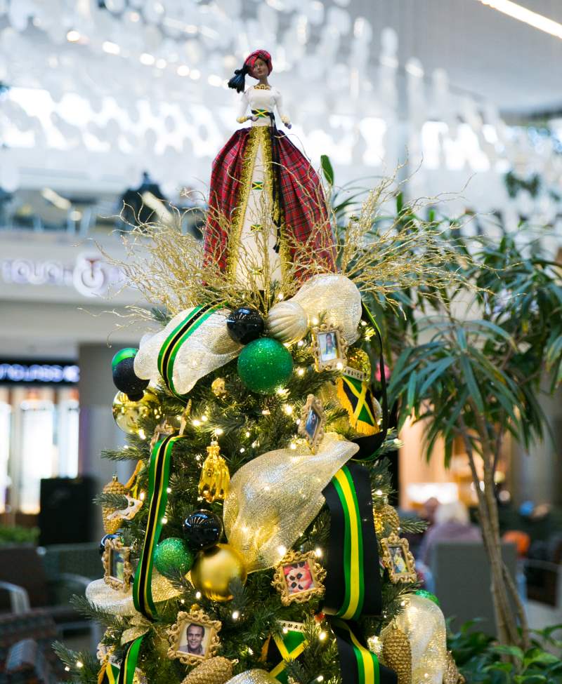 Jamaican Themed Christmas Tree