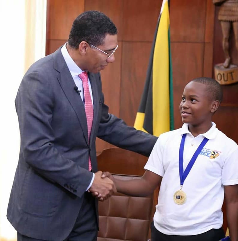 People Magazine feature 11 year old Jamaican Headed to Scripts National Spelling Bee Nathaniel Stone