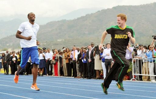 Usain Bolt vs Prince Harry Race most a popular Royals video on YouTube