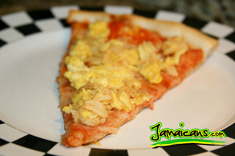 Ackee and Saltfish Pizza Recipe
