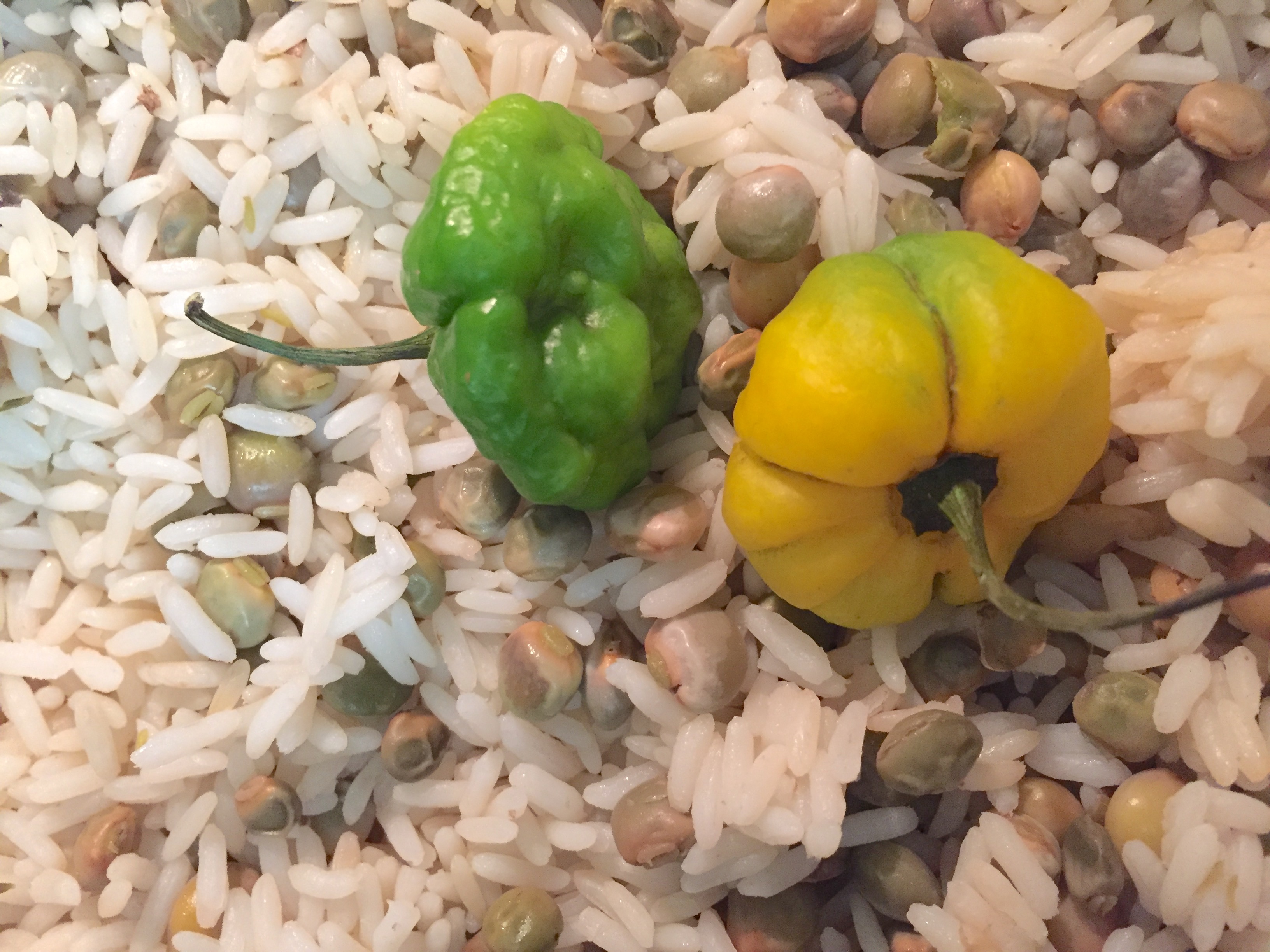 Rice and Gungo Peas