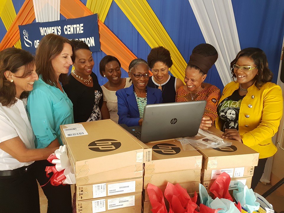 Sandals Foundation and Bob Marley Foundation donate computers to Women's Center of Jamaica Foundation