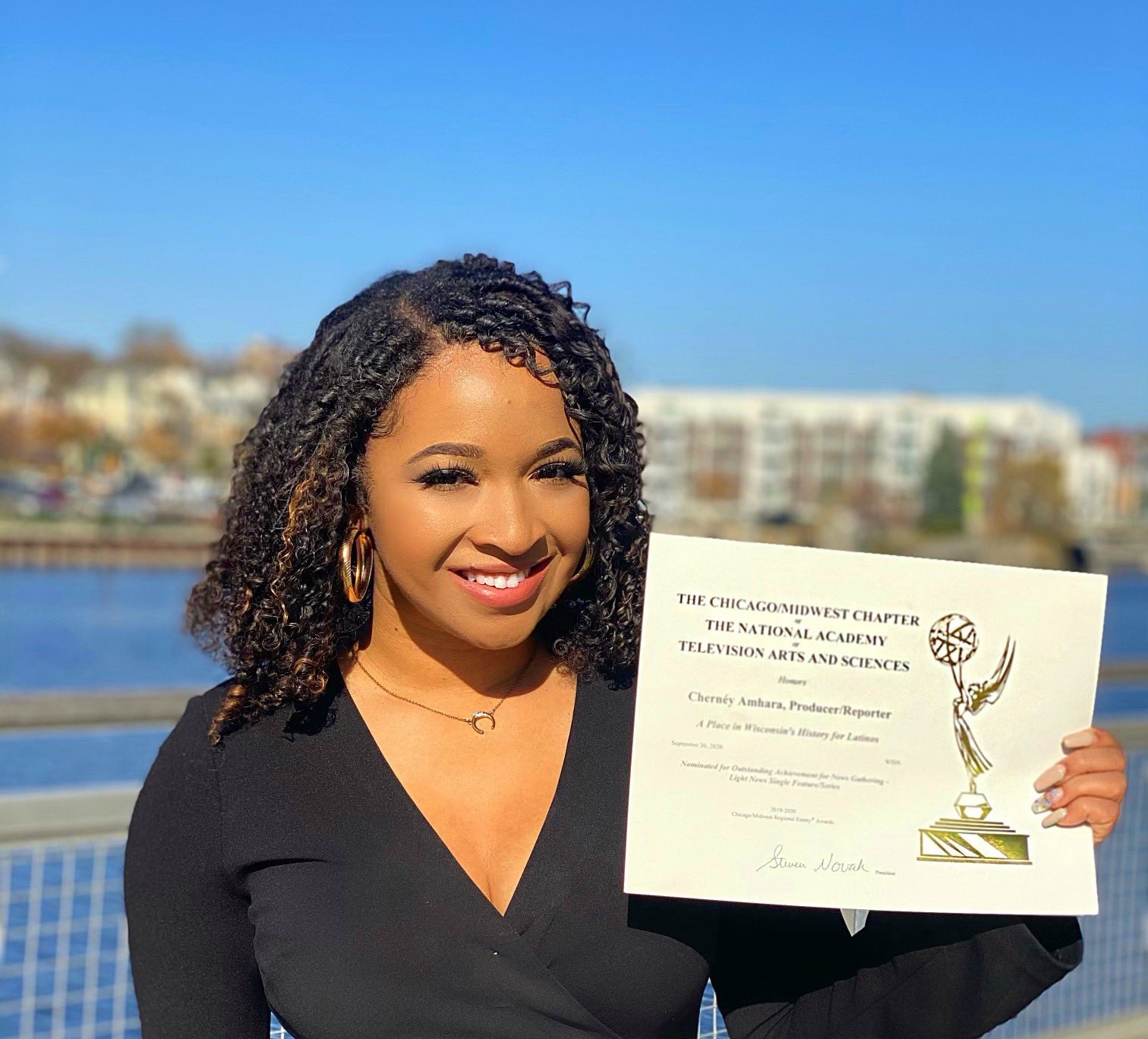 Jamaican American Reporter Cherney Amhara Nominated for Emmy