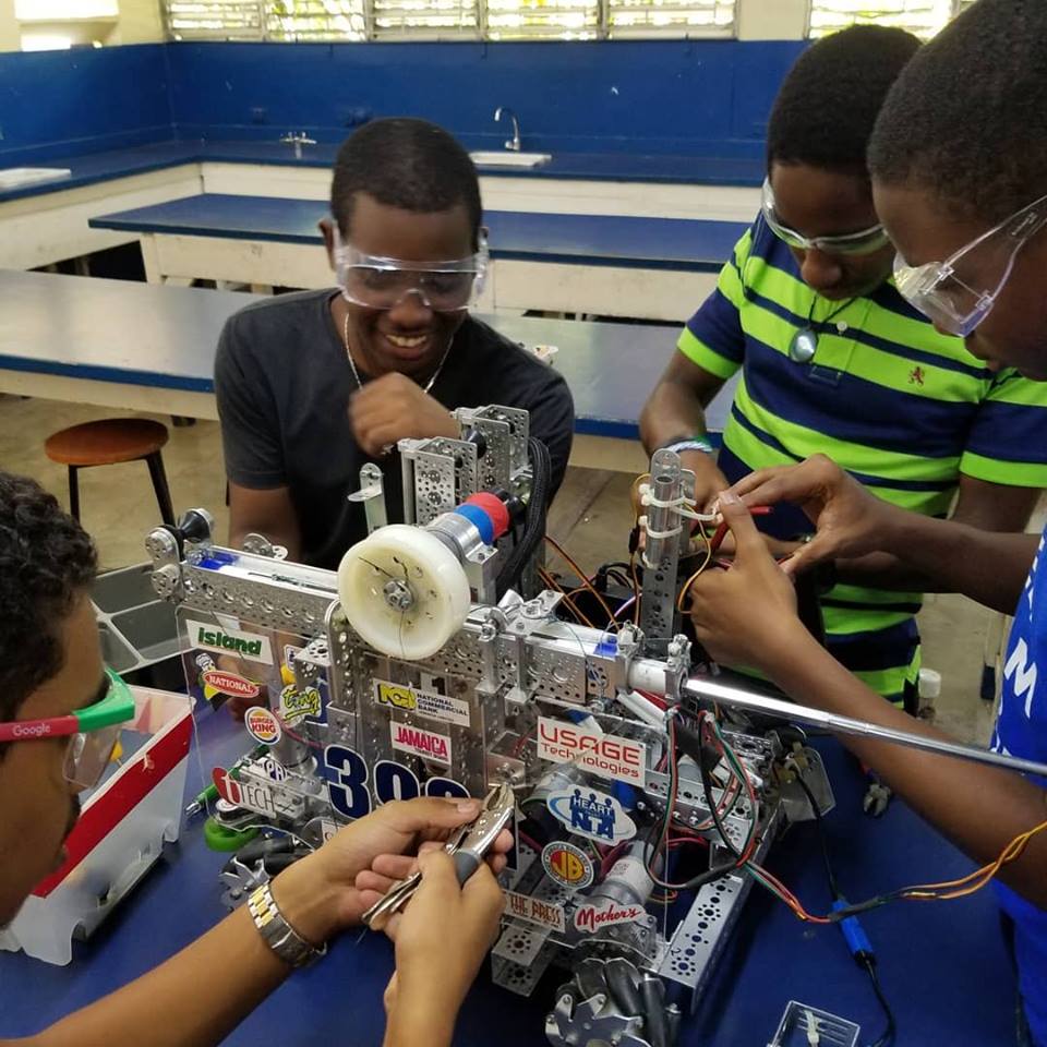 Jamaican High School Team To Complete In “First Global Olympics” Robotics Tournament in Dubai