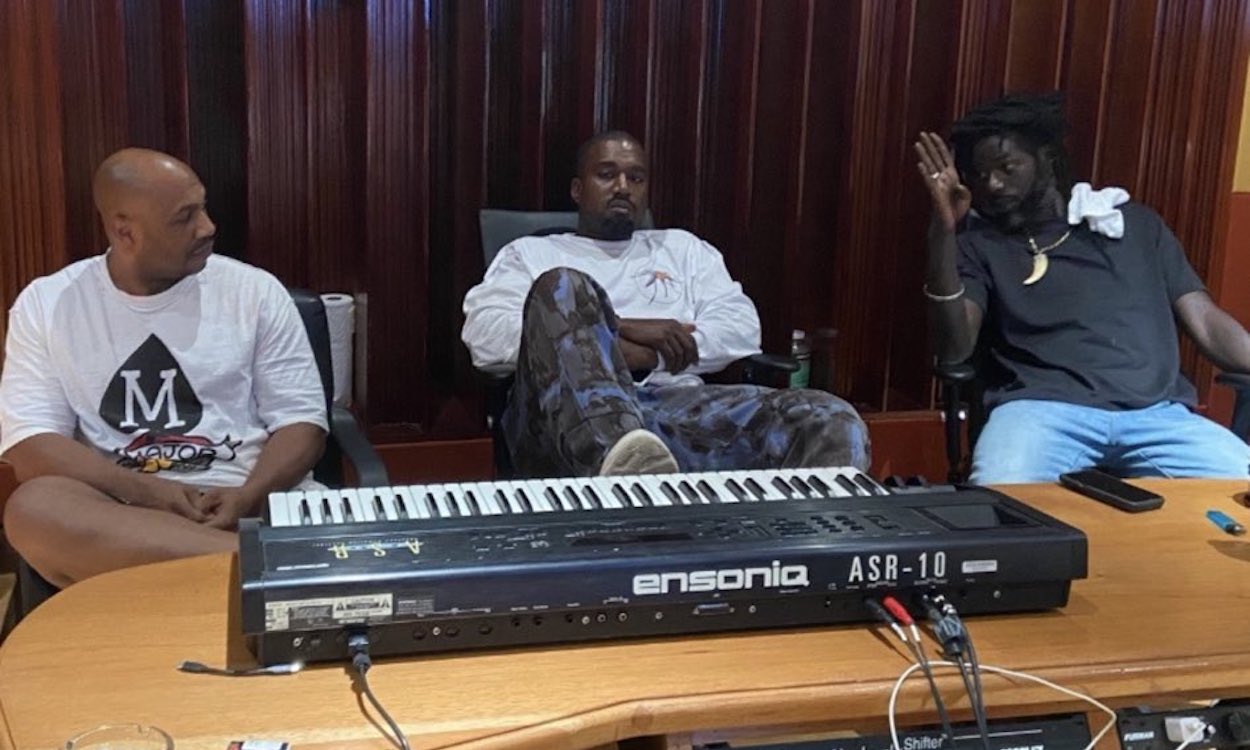 Kanye West Visits Buju Banton’s Recording Studio in Jamaica