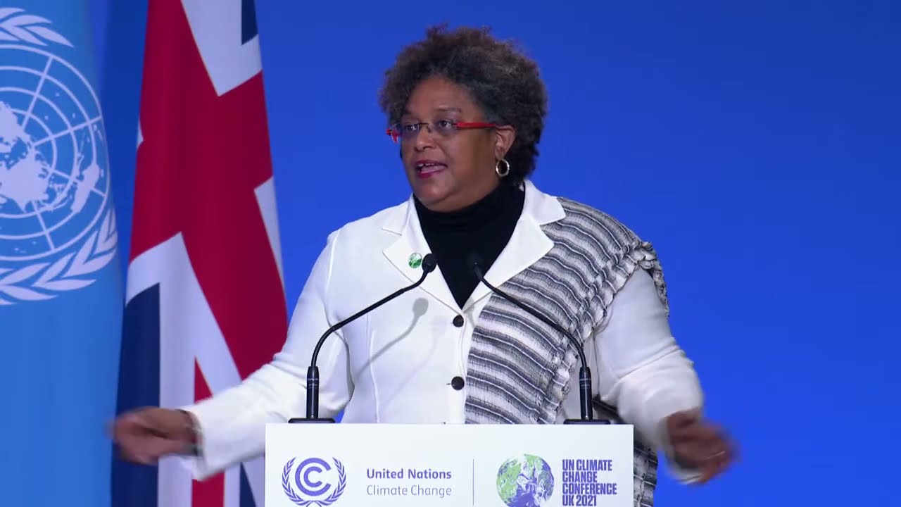 Powerful Speech on Rising Sea Levels by Prime Minister of Barbados Mia Mottley Was a Breakout Moment at Cop26