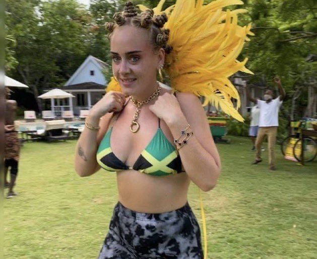 Singer Adele reps Jamaica in a tribute to the Noting Notting Hill Carnival