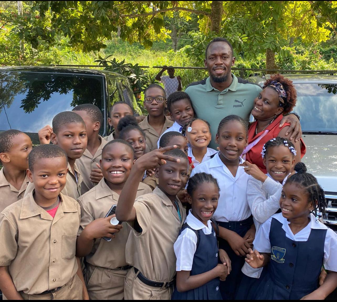 Usain Bolt Foundation Makes Donation of Laptop Computers to Rural Schools in Jamaica