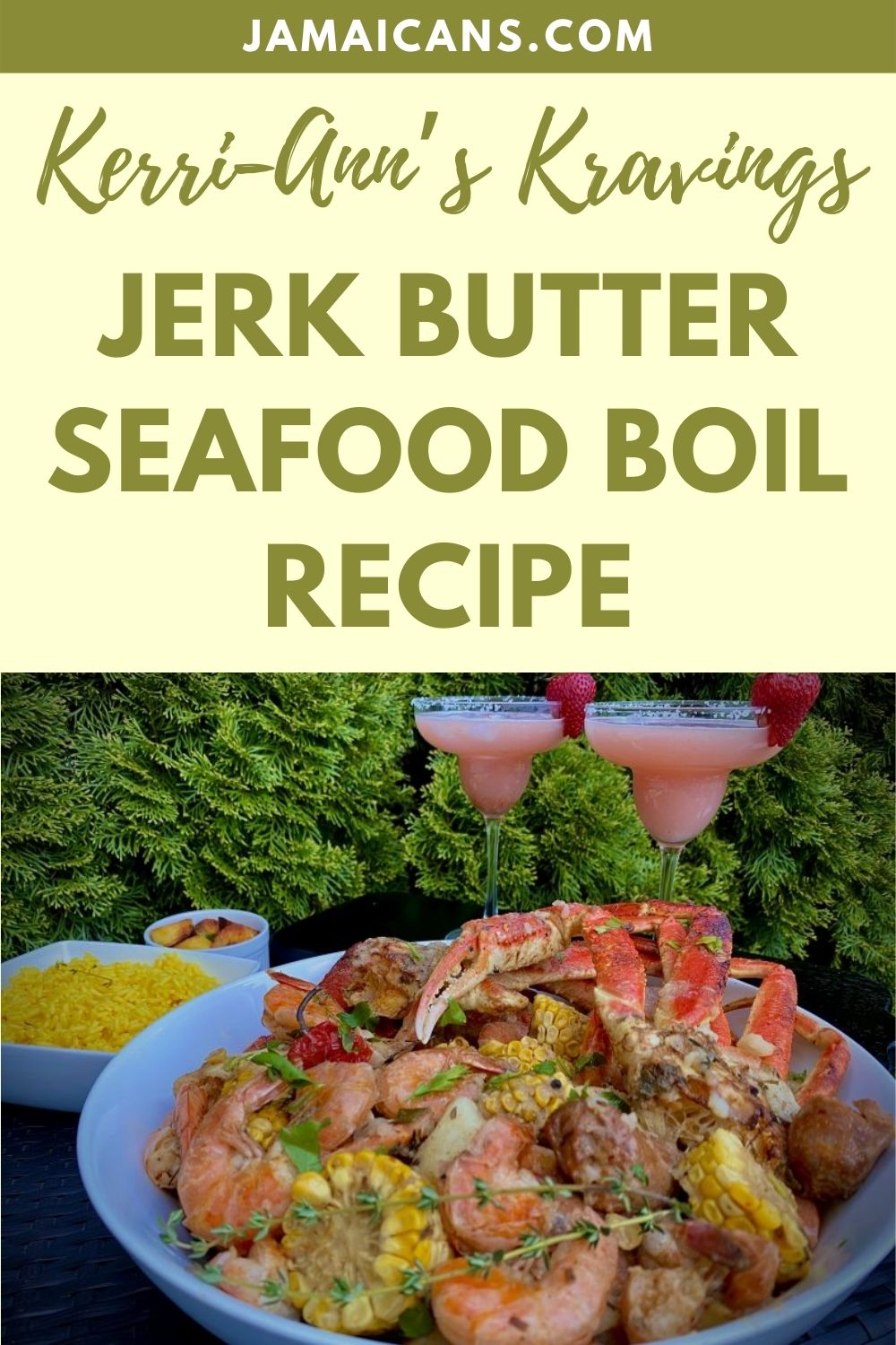 Kerri-Ann's Kravings Jerk Butter Seafood Boil Recipe