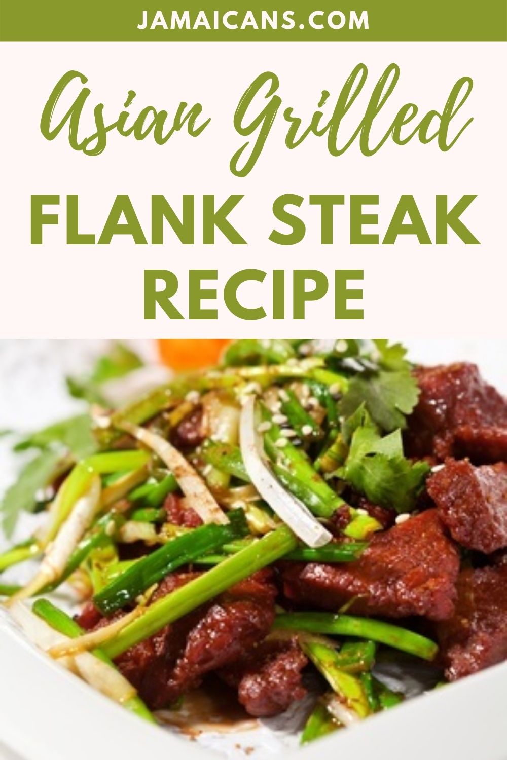 Asian Grilled Flank Steak Recipe