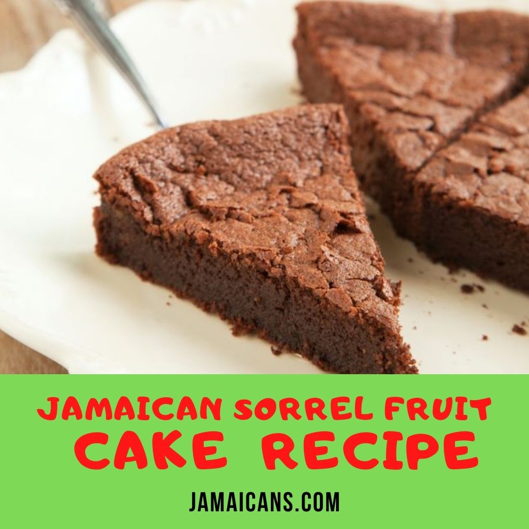 Jamaican Sorrel Fruit Cake Recipe pin
