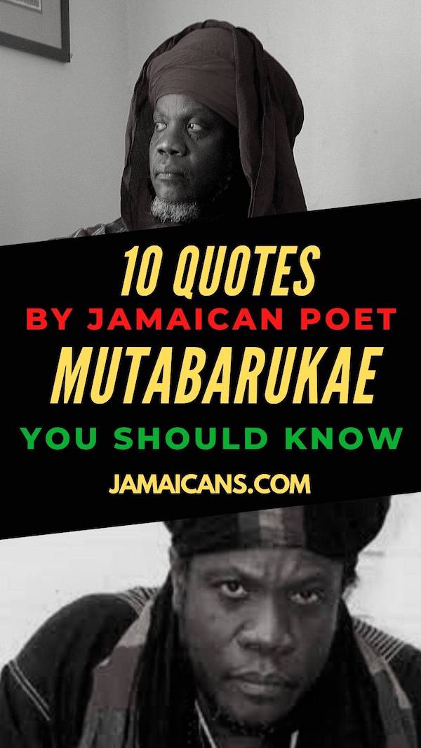 10 Quotes by Jamaican Poet Mutabaruka You Should Know- Pin