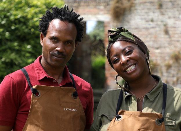 Jamaican duo compete on The Big Flower Fight series on Netflix Raymond and Chanelle