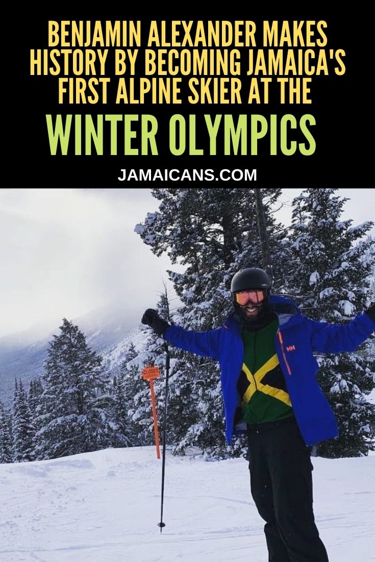 Benjamin Alexander makes history by becoming Jamaica's first Alpine skier at the Winter Olympics - PIN