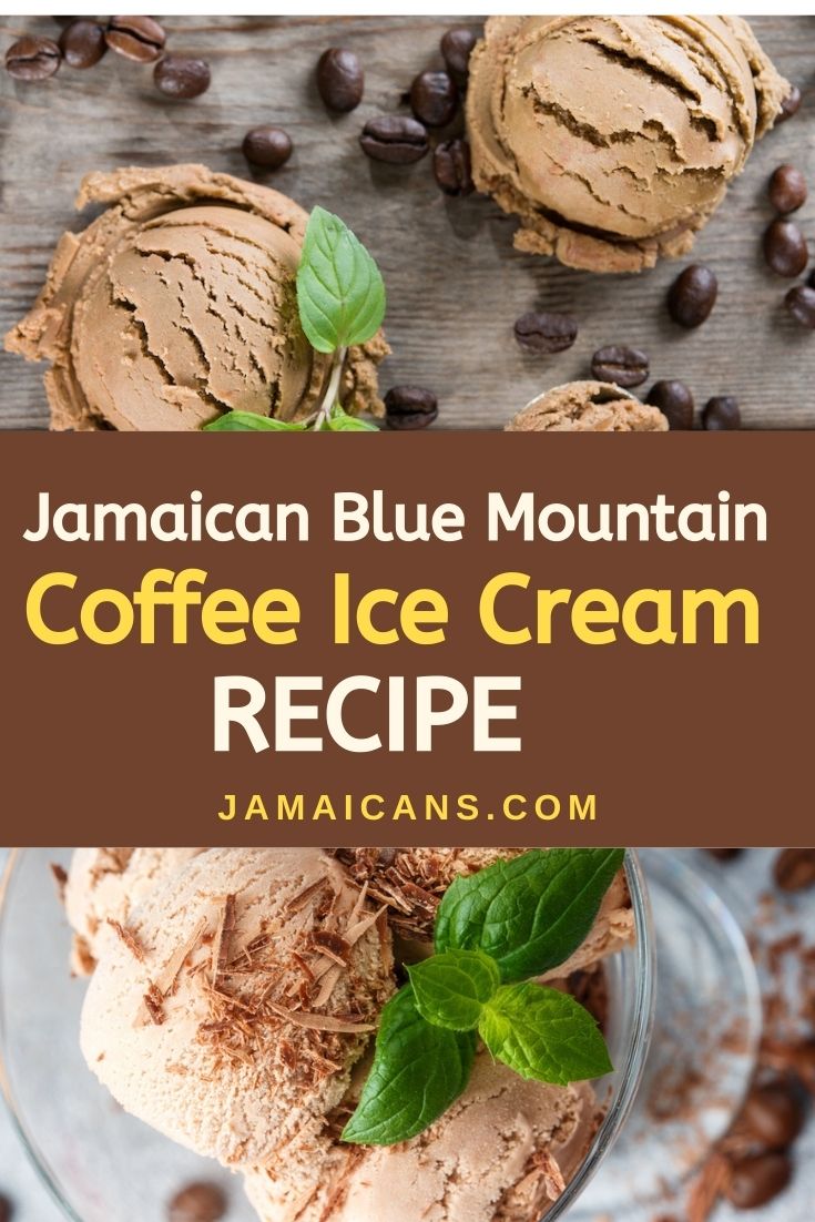 Jamaican Blue Mountain Coffee Ice Cream Recipe PIN