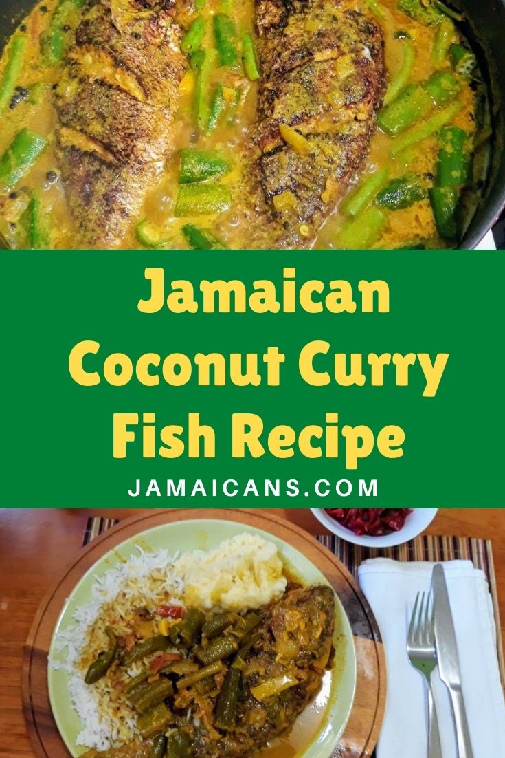 Jamaican Coconut Curry Fish Recipe PIN