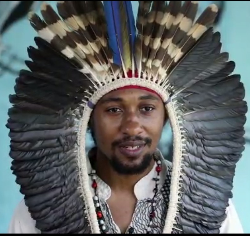 Meet Kasike the Taino Chief for the Jamaican Humming Bird Taino People