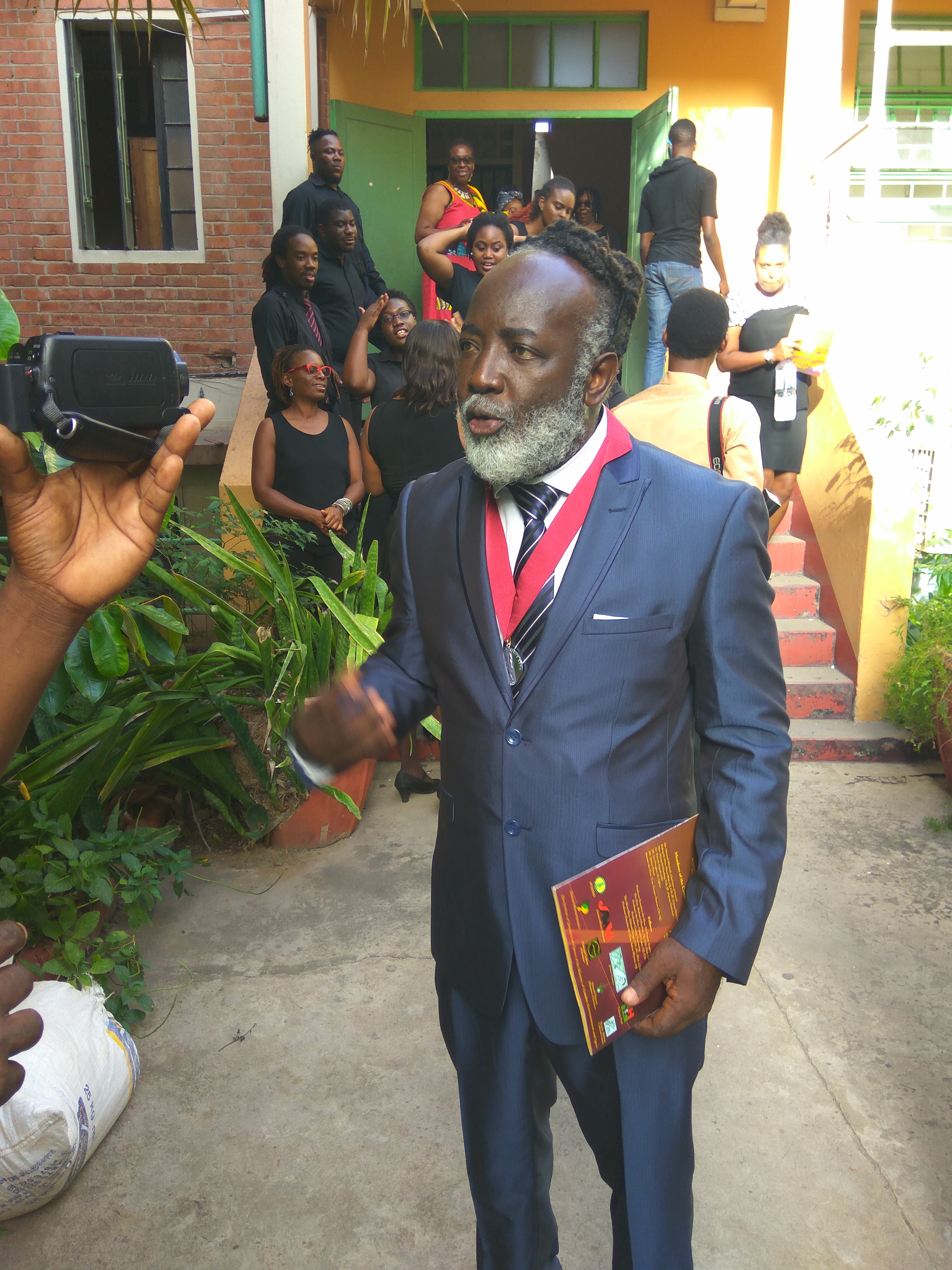 ANTHEA McGIBBON PHOTOS: Musgrave Medals Awards Ceremony held at the Lecture Hall, Institute of Jamaica on May 25th, 2017. Freddie McGregor in an interview.